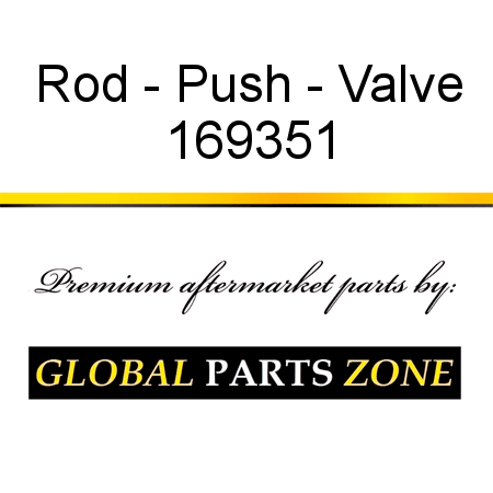 Rod - Push - Valve 169351