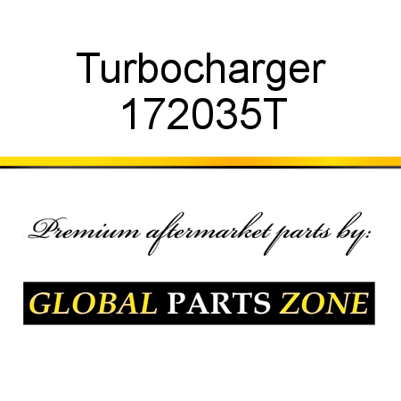 Turbocharger 172035T