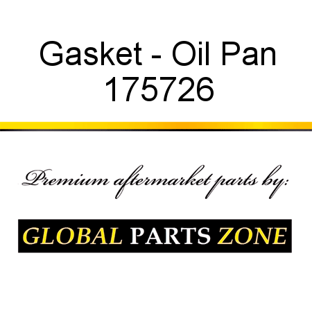 Gasket - Oil Pan 175726
