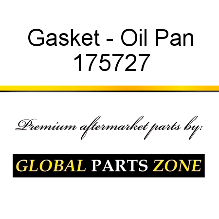 Gasket - Oil Pan 175727