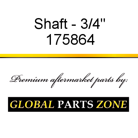 Shaft - 3/4