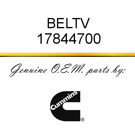 BELT,V 17844700