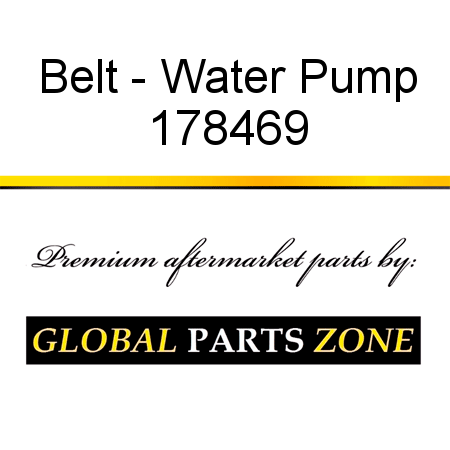 Belt - Water Pump 178469