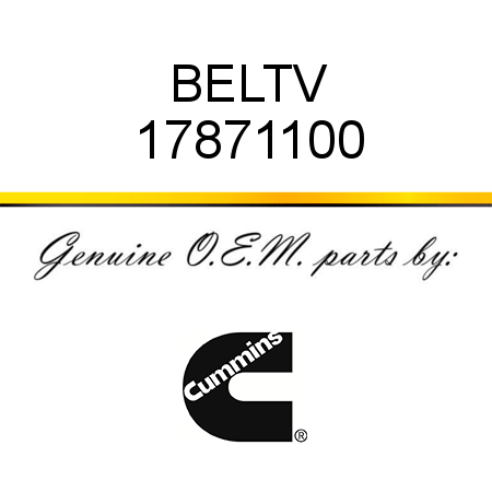 BELT,V 17871100