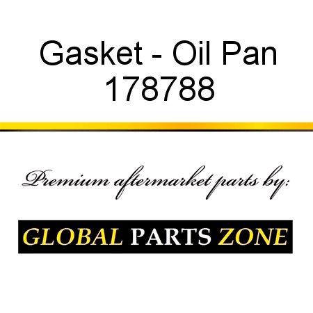 Gasket - Oil Pan 178788