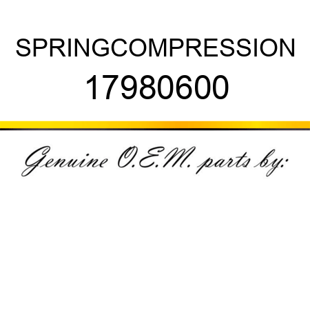 SPRING,COMPRESSION 17980600