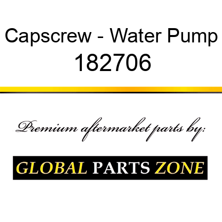 Capscrew - Water Pump 182706