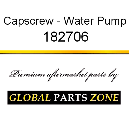 Capscrew - Water Pump 182706