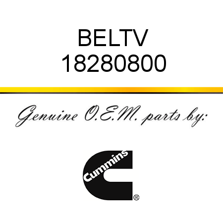 BELT,V 18280800