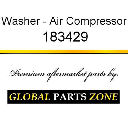 Washer - Air Compressor 183429
