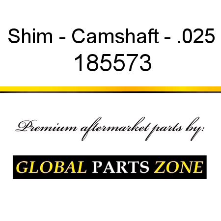 Shim - Camshaft - .025 185573