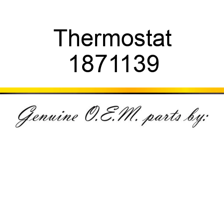 Thermostat 1871139