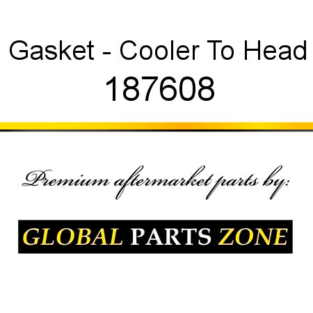 Gasket - Cooler To Head 187608