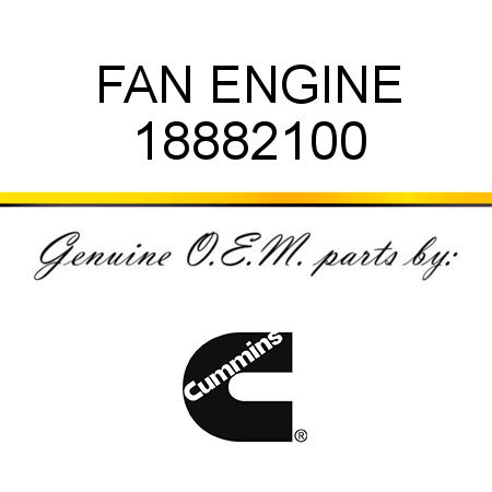 FAN, ENGINE 18882100