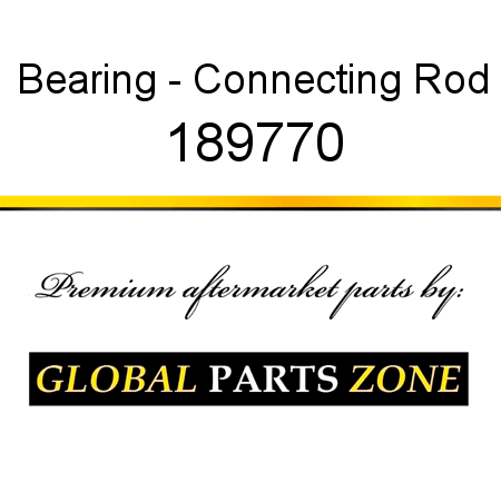 Bearing - Connecting Rod 189770