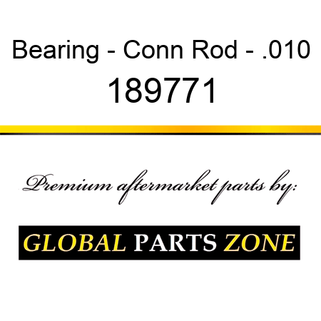 Bearing - Conn Rod - .010 189771