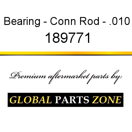 Bearing - Conn Rod - .010 189771