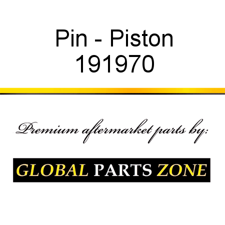 Pin - Piston 191970