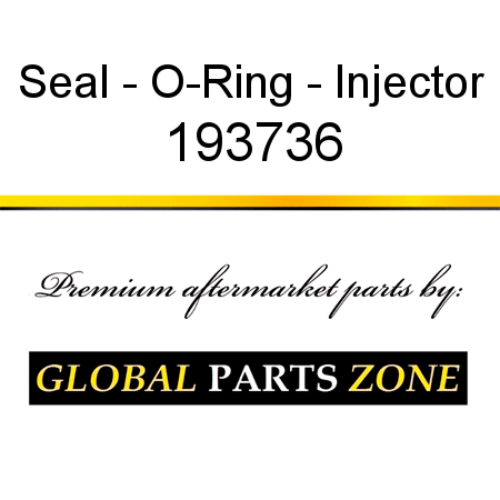 Seal - O-Ring - Injector 193736