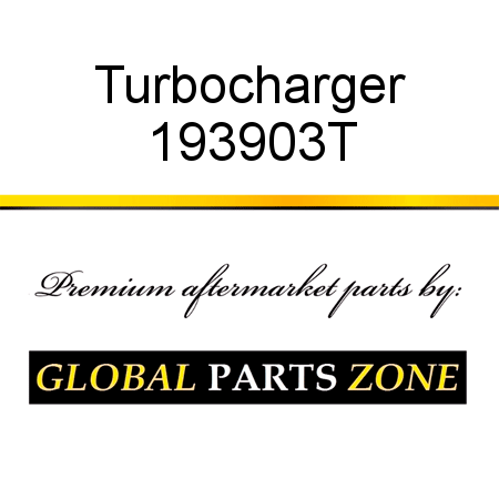 Turbocharger 193903T