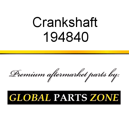 Crankshaft 194840