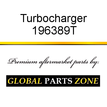 Turbocharger 196389T