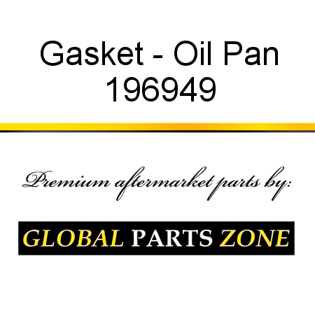 Gasket - Oil Pan 196949