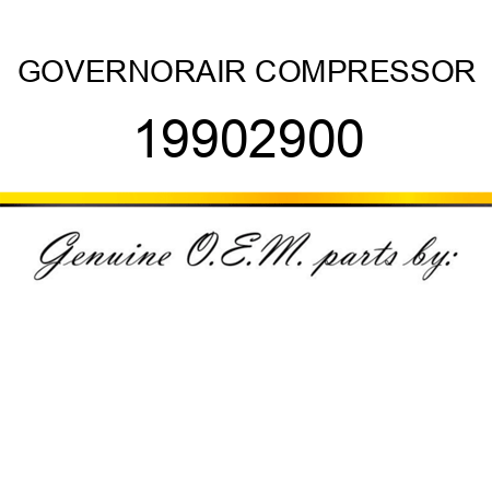 GOVERNOR,AIR COMPRESSOR 19902900