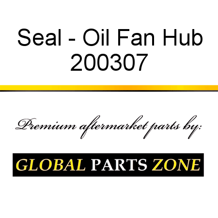 Seal - Oil Fan Hub 200307