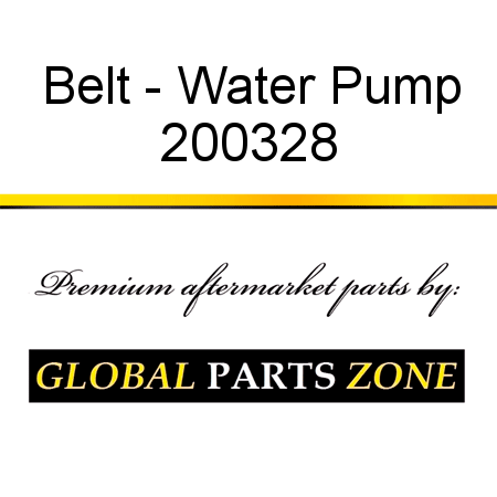 Belt - Water Pump 200328