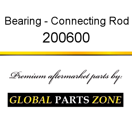 Bearing - Connecting Rod 200600