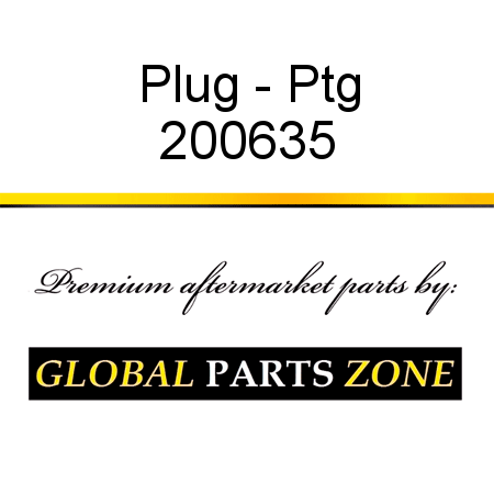 Plug - Ptg 200635