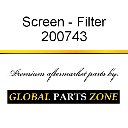 Screen - Filter 200743