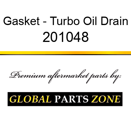 Gasket - Turbo Oil Drain 201048