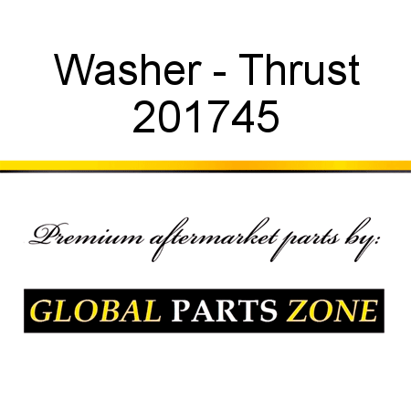 Washer - Thrust 201745