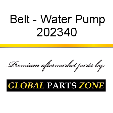Belt - Water Pump 202340
