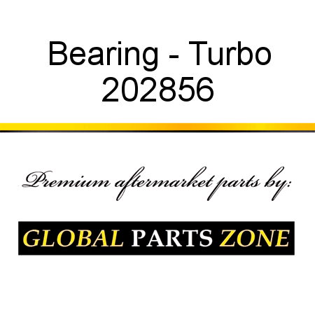 Bearing - Turbo 202856