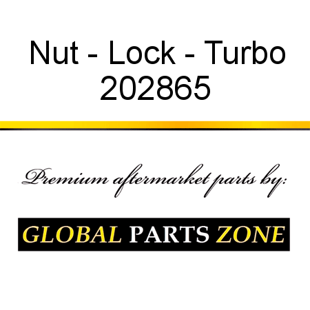 Nut - Lock - Turbo 202865