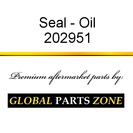 Seal - Oil 202951