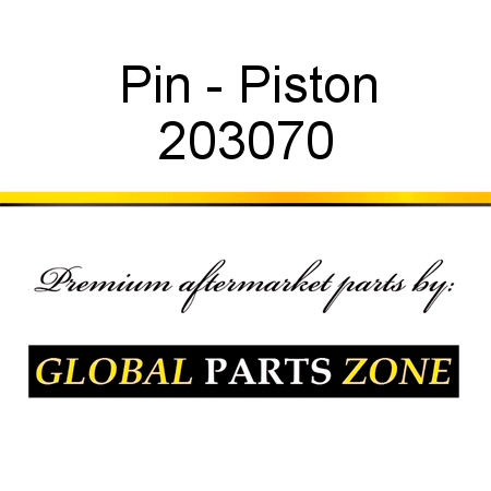 Pin - Piston 203070