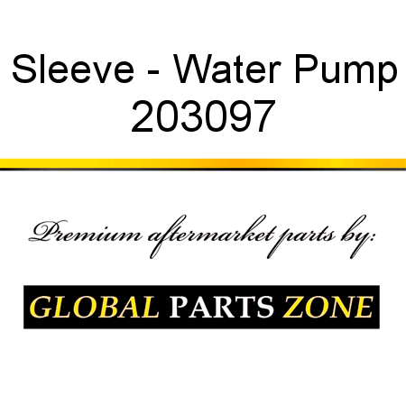 Sleeve - Water Pump 203097