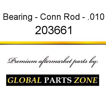 Bearing - Conn Rod - .010 203661