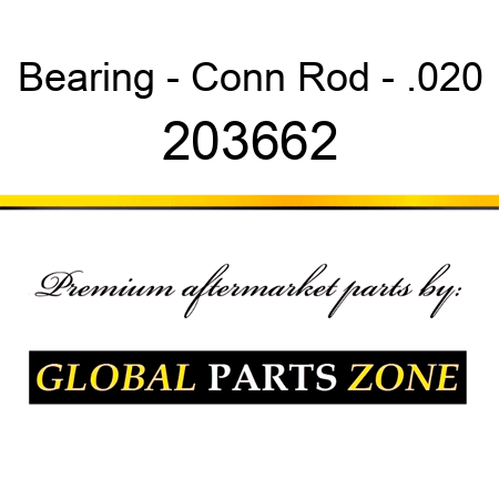 Bearing - Conn Rod - .020 203662