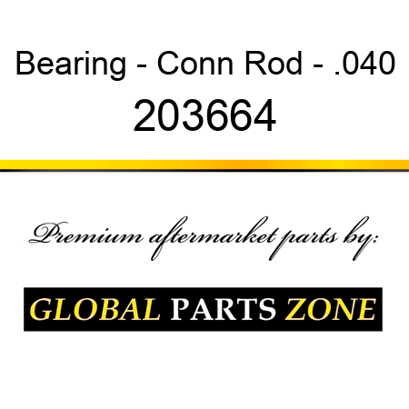 Bearing - Conn Rod - .040 203664