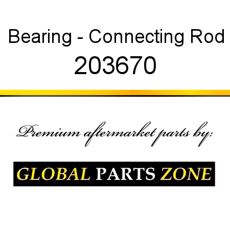 Bearing - Connecting Rod 203670