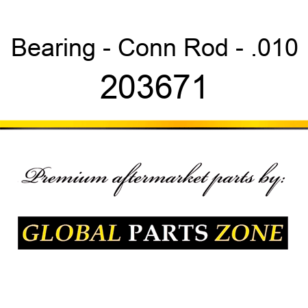 Bearing - Conn Rod - .010 203671