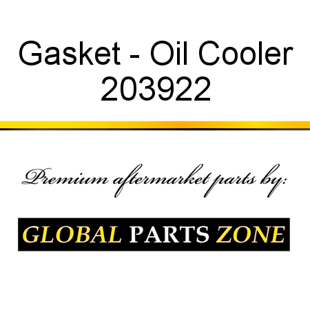 Gasket - Oil Cooler 203922