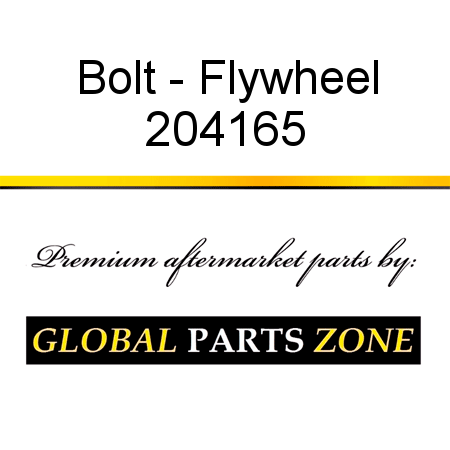 Bolt - Flywheel 204165