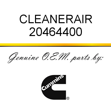 CLEANER,AIR 20464400