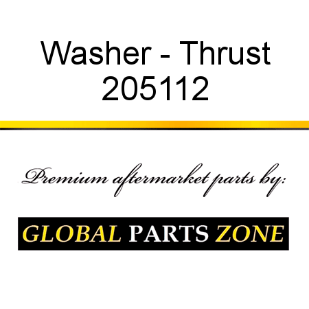 Washer - Thrust 205112